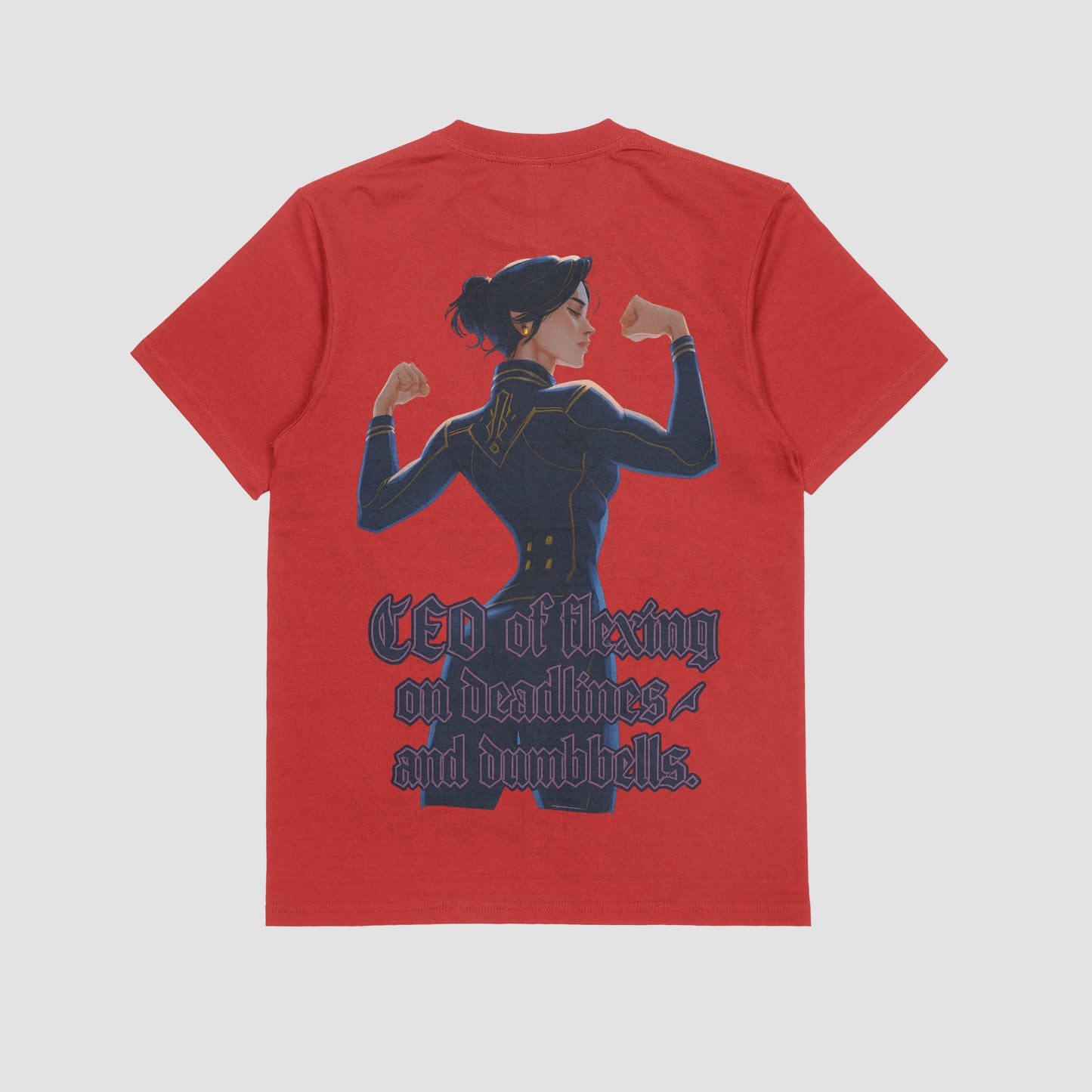 Caitlyn "Flex Goals > Outfit Goals" Gym T-shirt (Oversized)