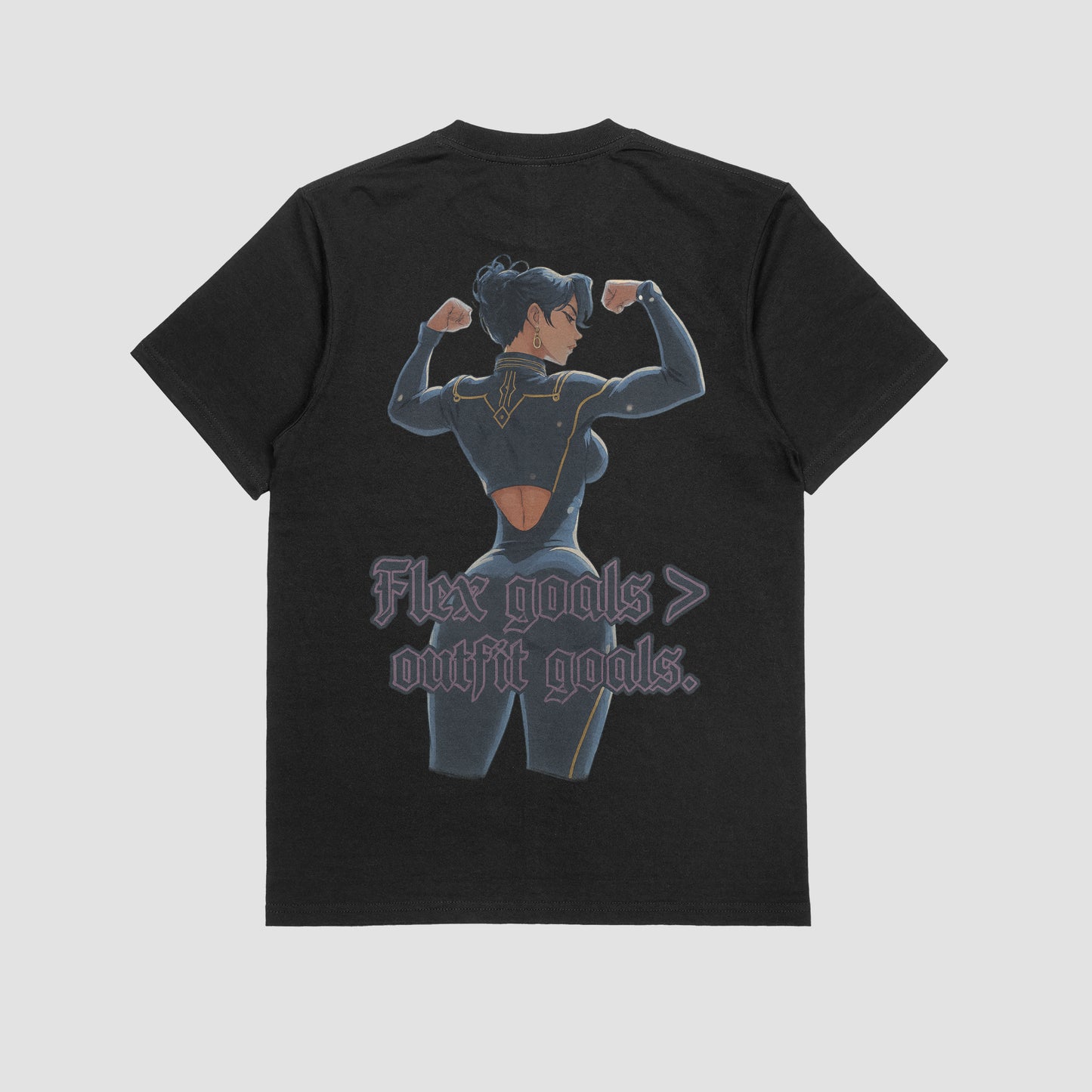 Caitlyn "Flex Goals > Outfit Goals" Gym T-shirt (Oversized)