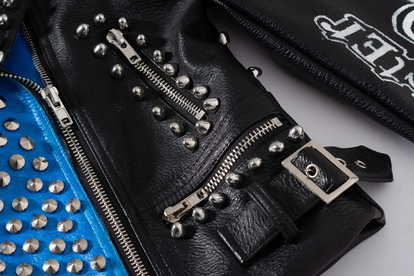 Victorious Midnight Rivet Leather Jacket
