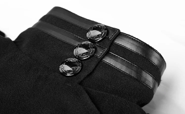 Victorious Obsidian Warden Button Wool Coat
