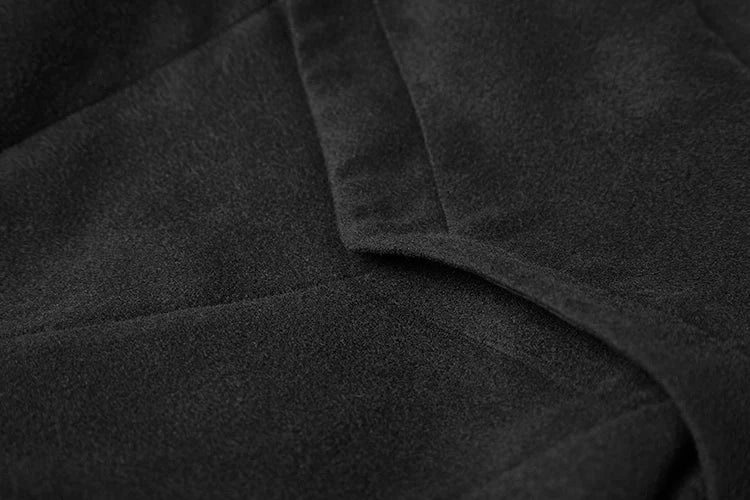 Victorious Obsidian Warden Button Wool Coat