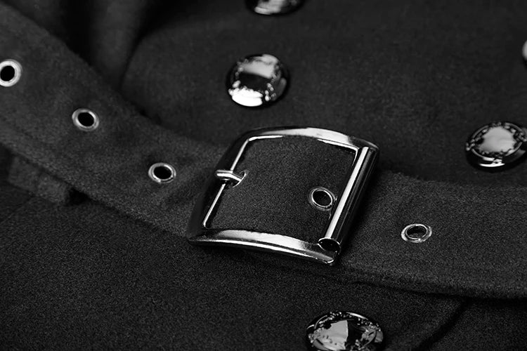 Victorious Obsidian Warden Button Wool Coat