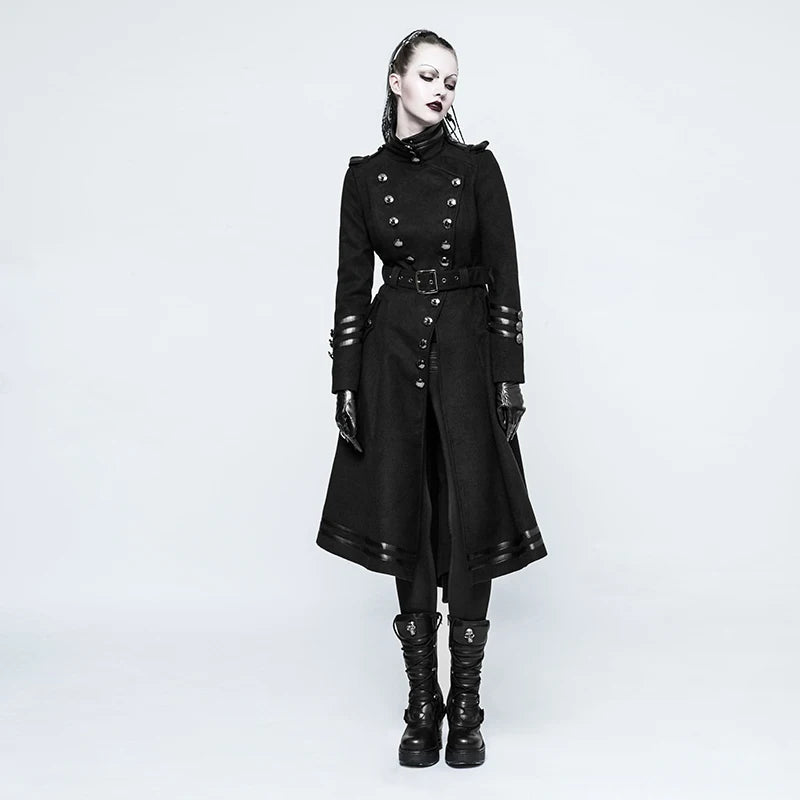 Victorious Obsidian Warden Button Wool Coat