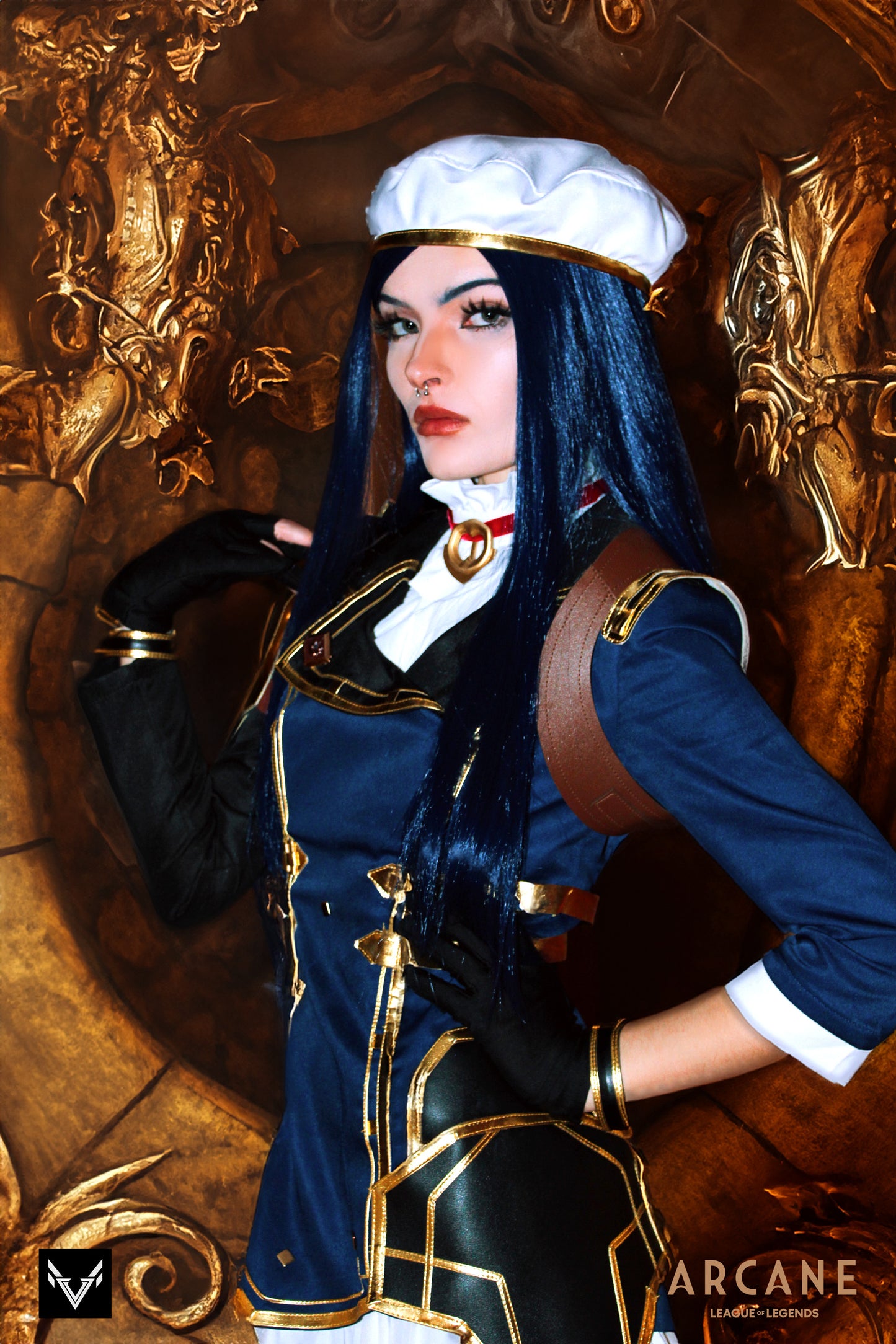 Caitlyn Kiramman Cosplay Wig, Arcane Season 1-2
