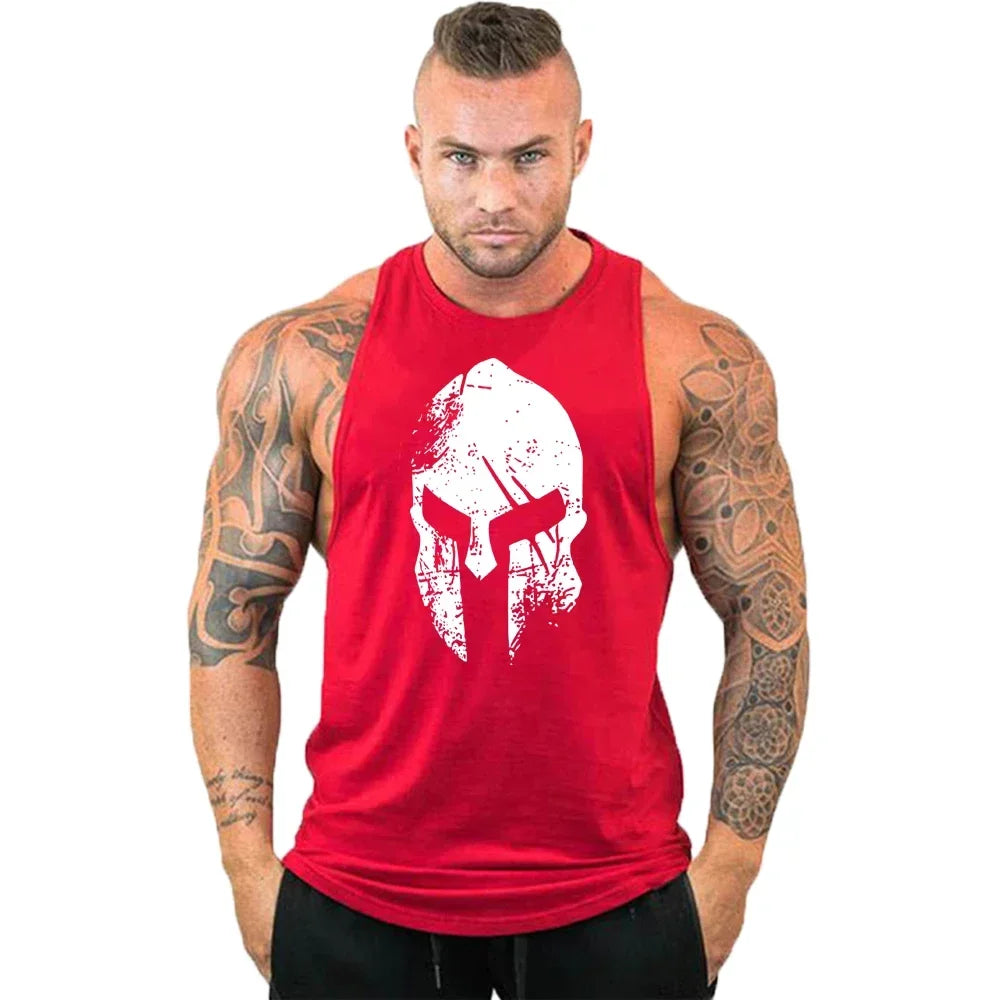 Workout Gym Tank Top /Mens Muscle Sleeveless Sportswear Shirt / Bodybuilding