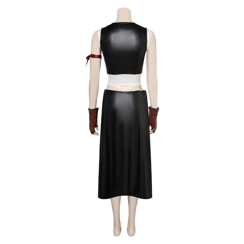 Tifa Lockhart Black Dress /Final Cosplay Fantasy VII Cosplay