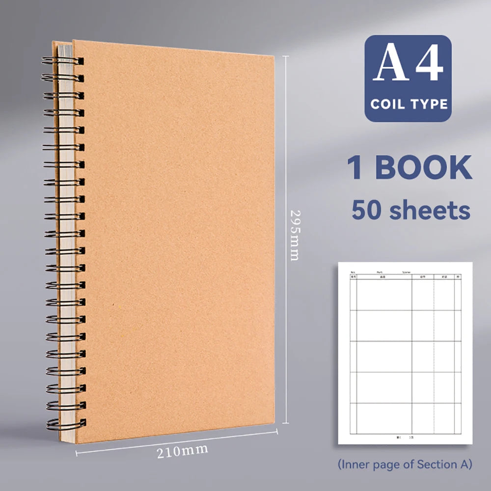 Victorious 50 Page/Book Creative Anime Split Screen Notebook Movie Storyboard