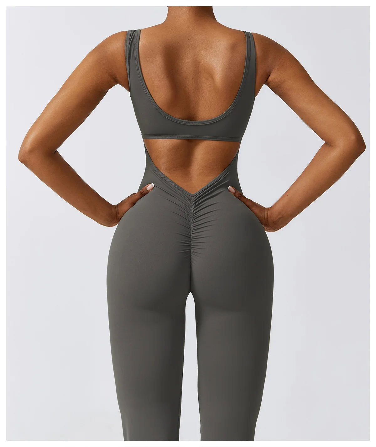 Victorious SlimForm Open Back Scrunch Gym Bodycon