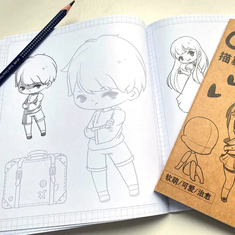 Victorious character exercise book manga hand drawn book