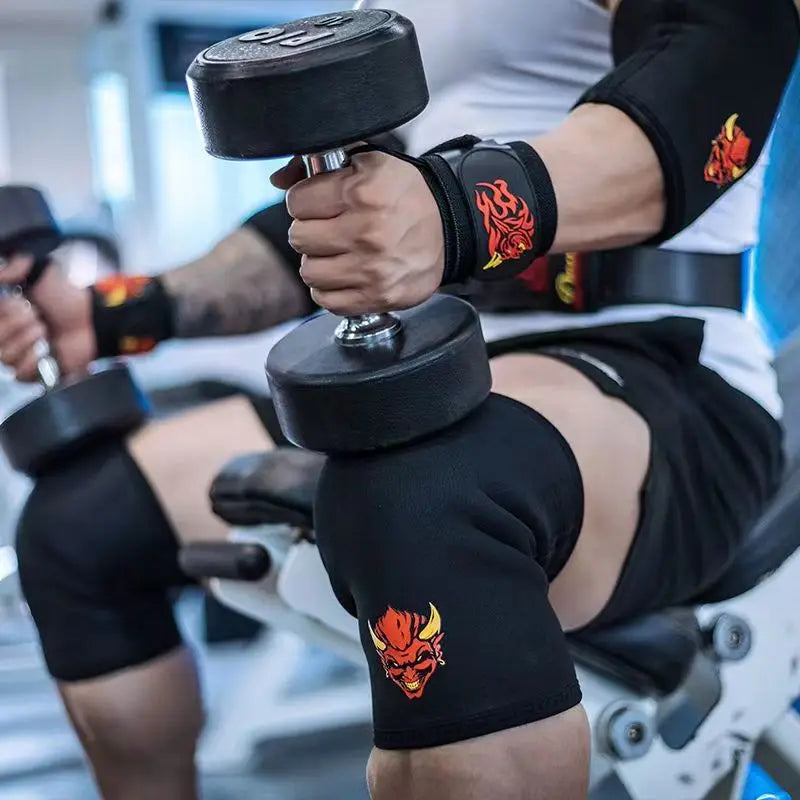 VIctorious Demon Knee Sleeves 7mm (1 Pair) Compression Knee Braces