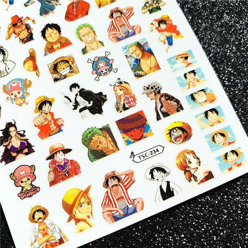 Victorious X2 Anime Nail Sticker/ One piece/ Demon Slayer/ Others