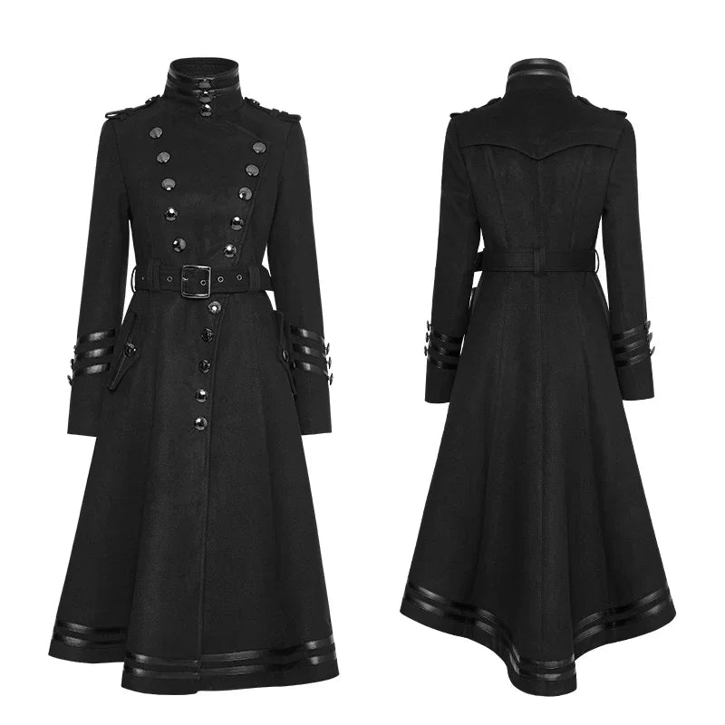 Victorious Obsidian Warden Button Wool Coat