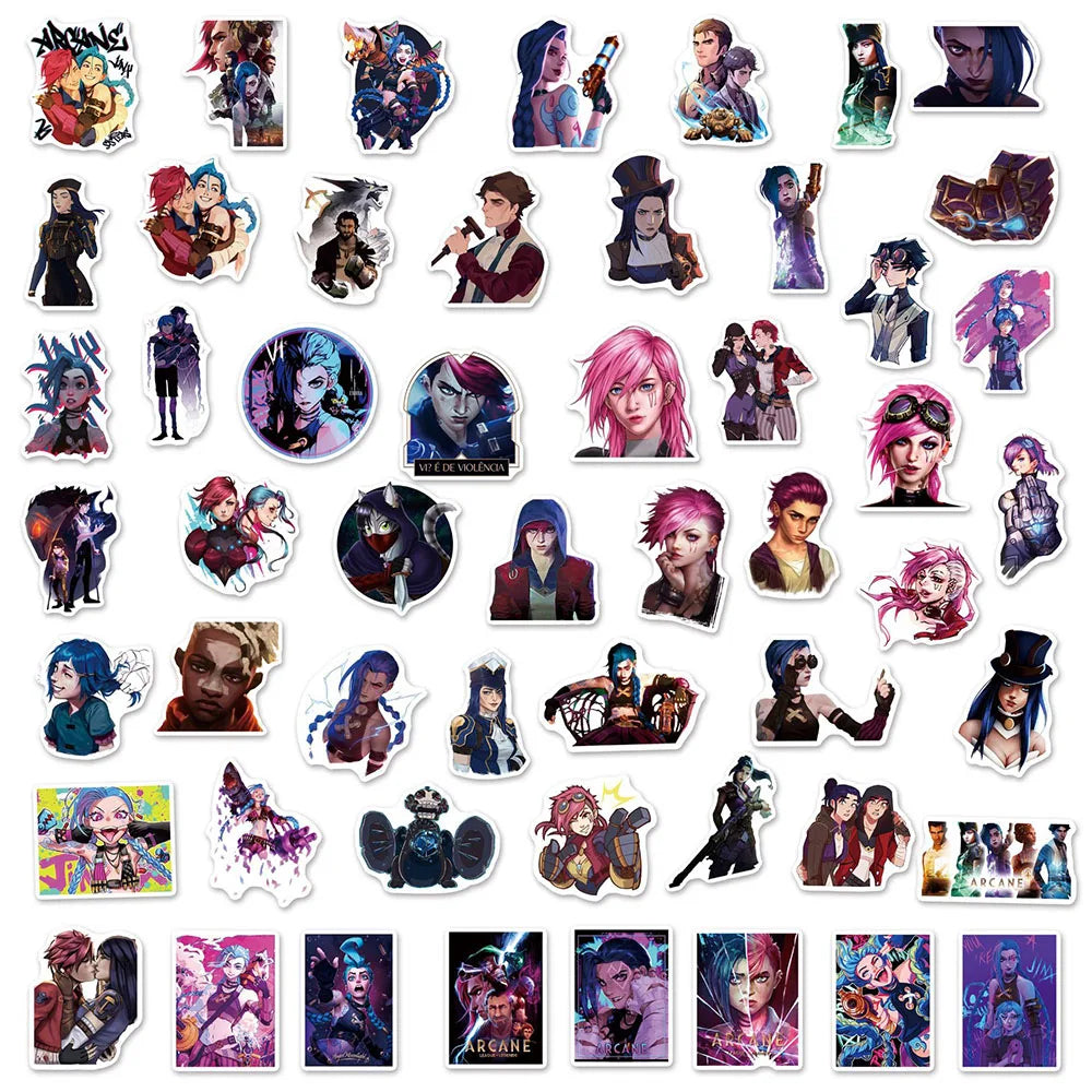 Victorious Arcane League of Legends Stickers 10/30/50PCS