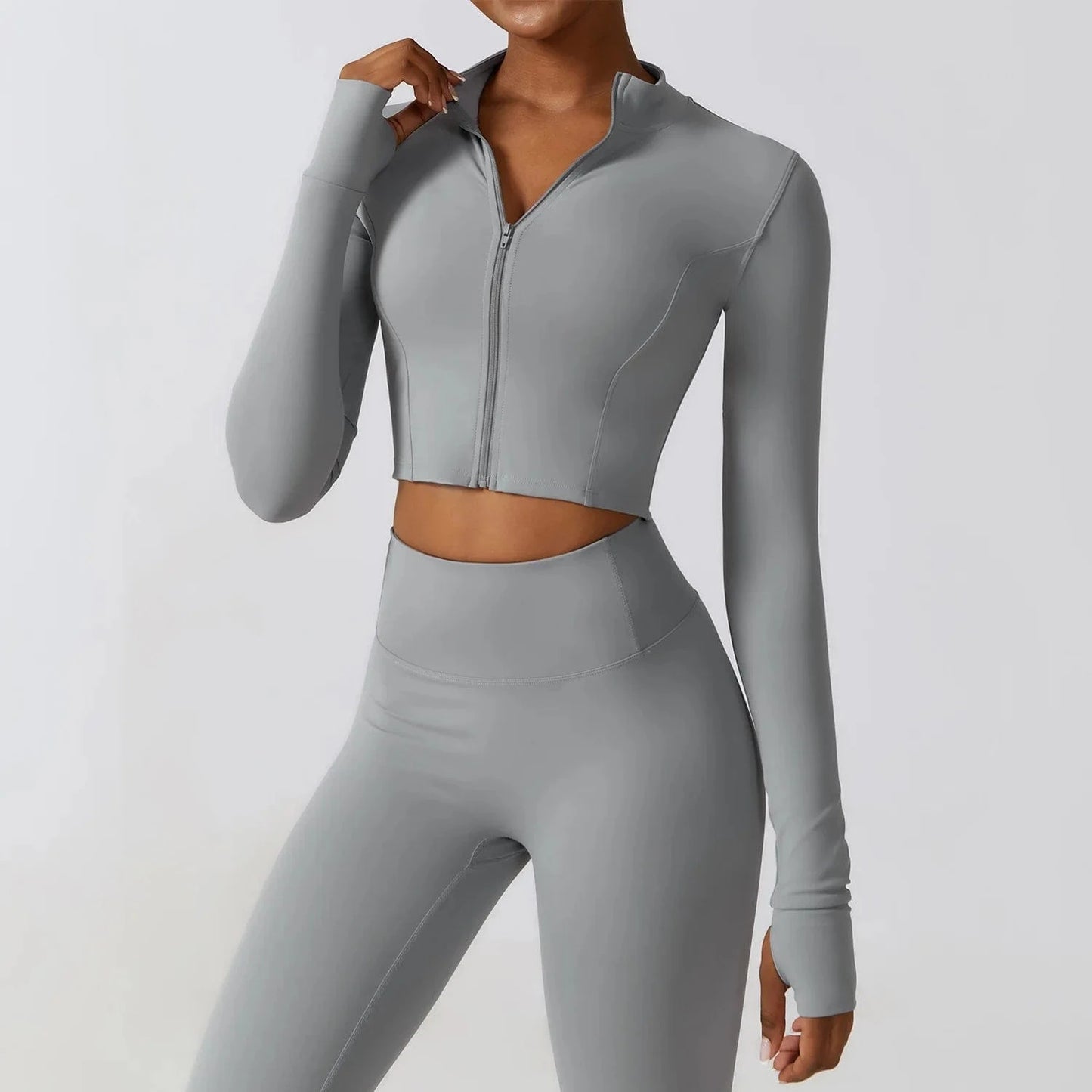 Victorious Aura Yoga Jacket - Women's Elasticity Running & Gym Zip-Up