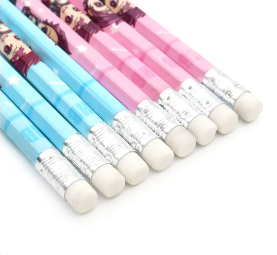 Victorious 12 Pcs Anime Demon Slayer Drawing Pencil (Wood HB)
