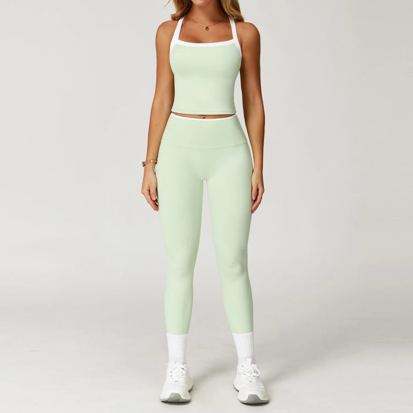 Women Tracksuit 2PCS Yoga Set / Nude Feeling Workout Sets (Victorious Sailor Strength Bra)