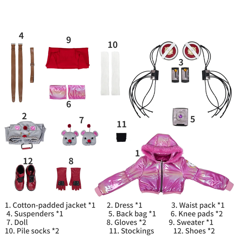 Apex Wattson Cosplay Costume Pink