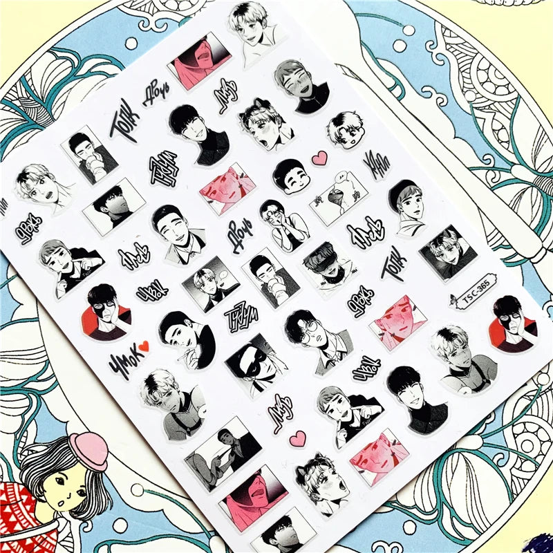 Victorious Anime Love Story Stickers