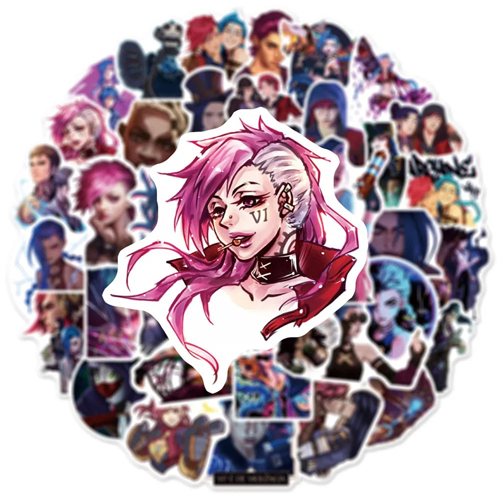 Victorious Arcane League of Legends Stickers 10/30/50PCS