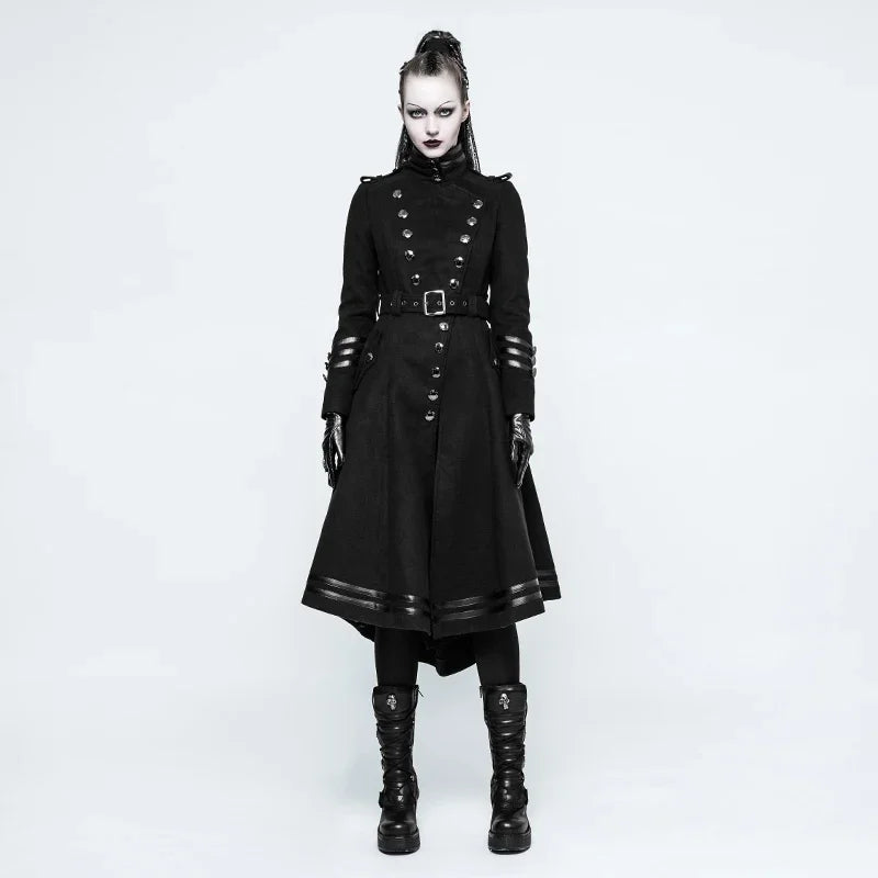 Victorious Obsidian Warden Button Wool Coat