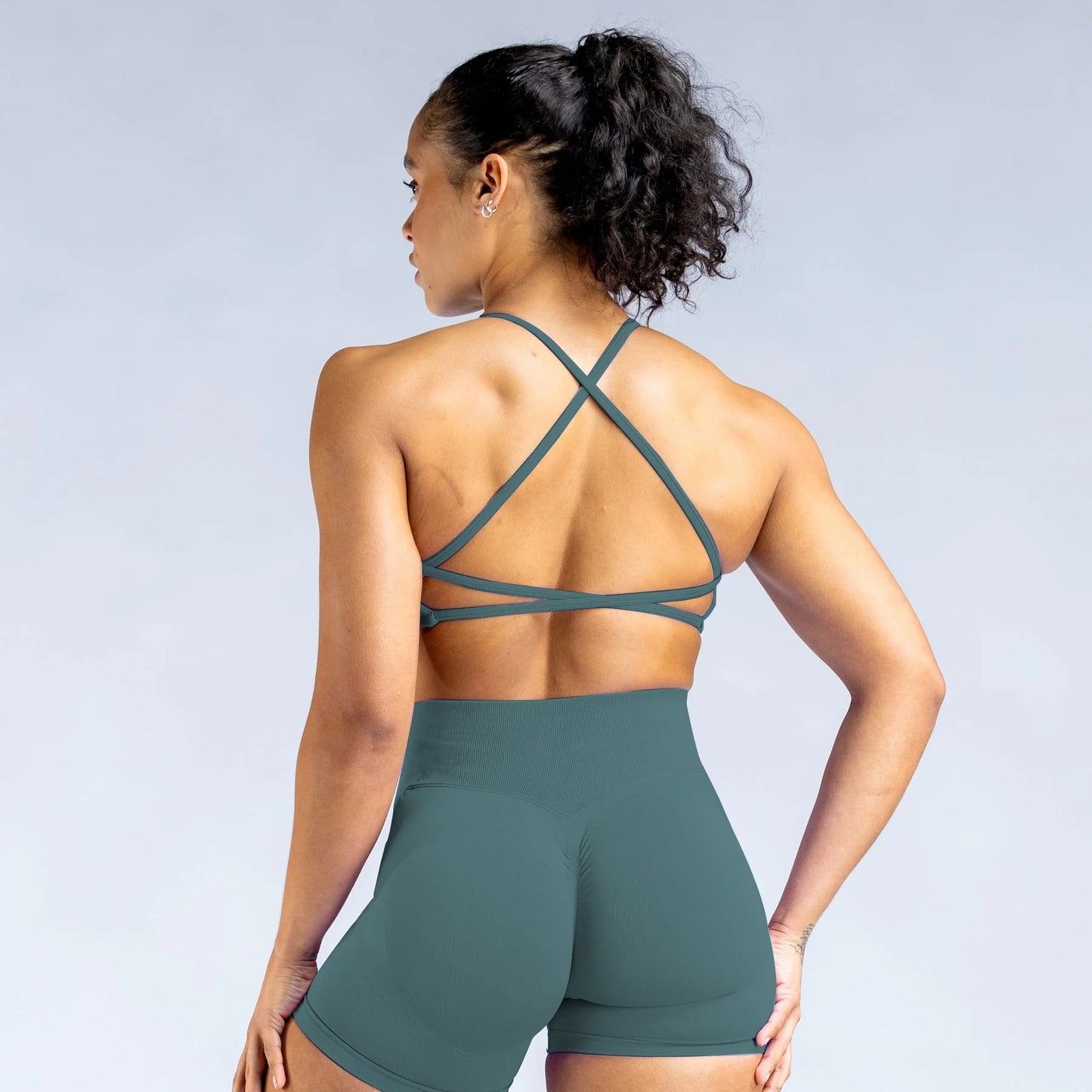 Dynamic Backless Sports Bra / High Impact Fitness / Gym Bra