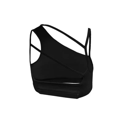 Women's Asymmetric Shoulder Straps Yoga Bra (Victorious SyncWear)