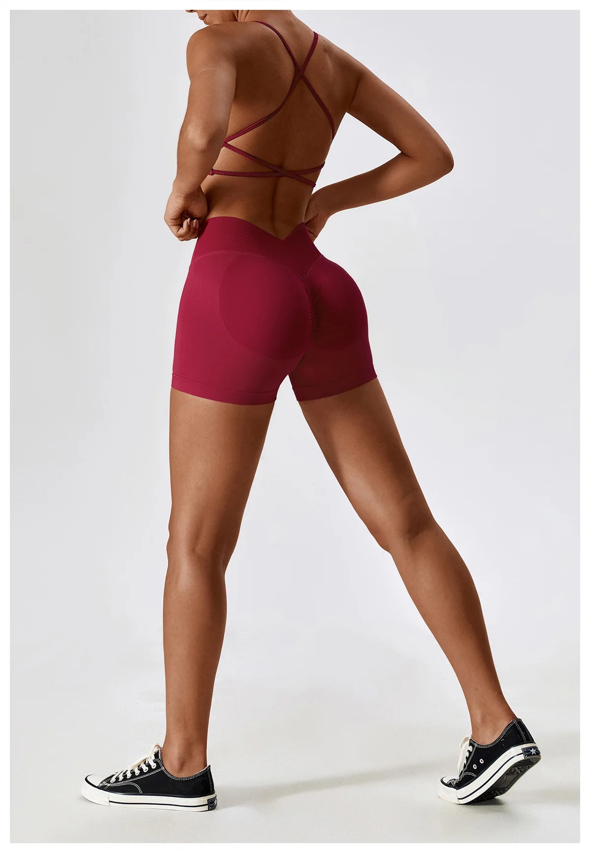 Women'S Gym Yoga Set/ Moisture Wicking Full Sets/ Short & Bra (Victorious AlpFlex)