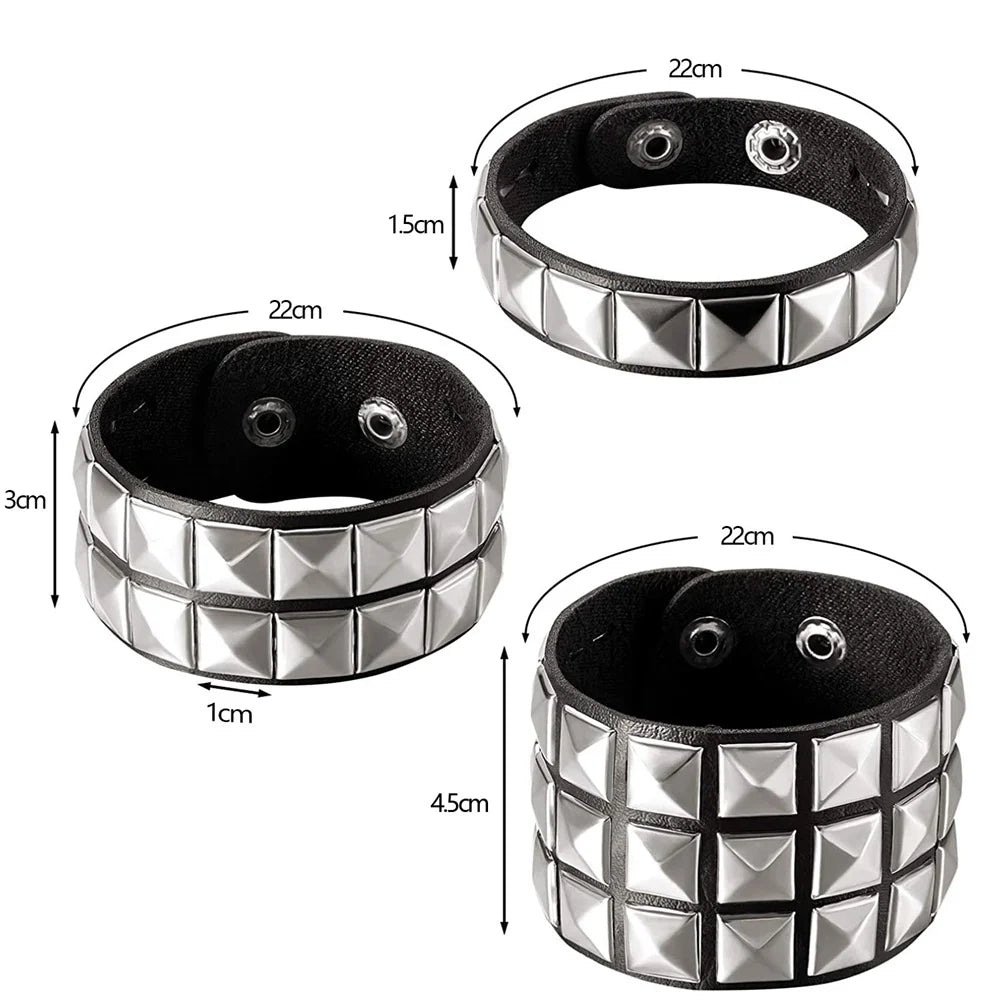 Gothic Spike Bracelet Punk Rock Accessories