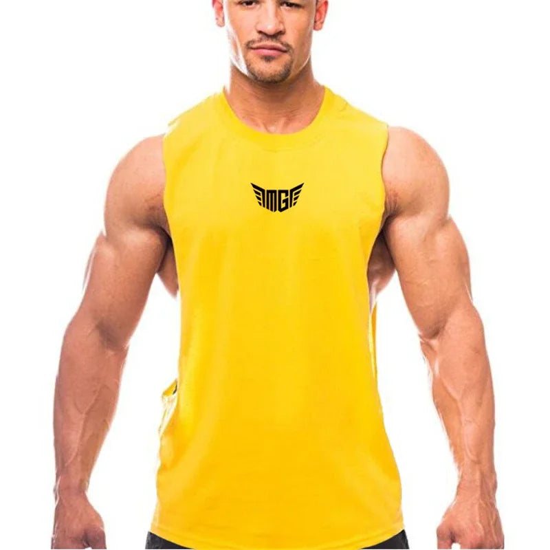 Bodybuilding Tank Tops Men/ Sports Sleeveless shirt /Muscle guys