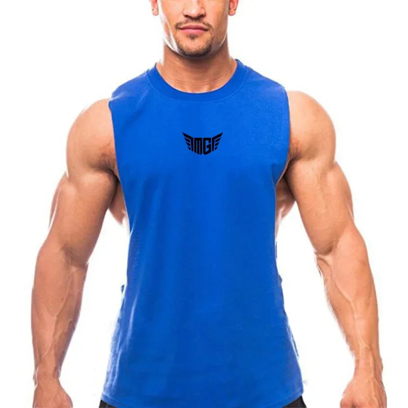 Bodybuilding Tank Tops Men/ Sports Sleeveless shirt /Muscle guys