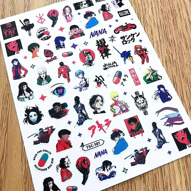 Victorious Anime Mix Nail Sticker