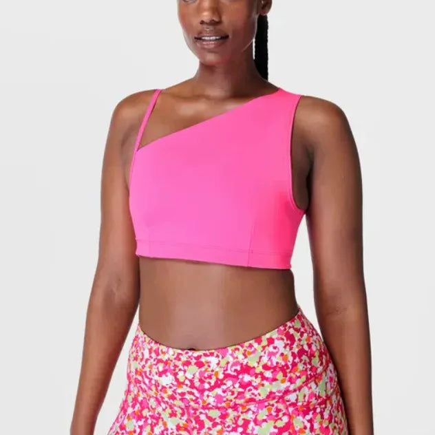 Women's Asymmetric Shoulder Straps Yoga Bra (Victorious SyncWear)