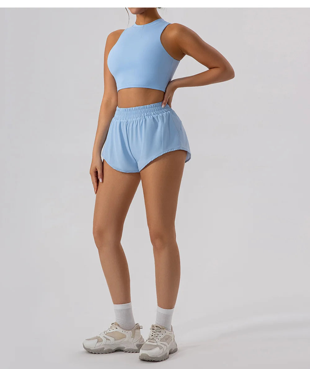 Fitness Low Waist 2.5 Inch Shorts Women (Victorious FluxNet Shorts)