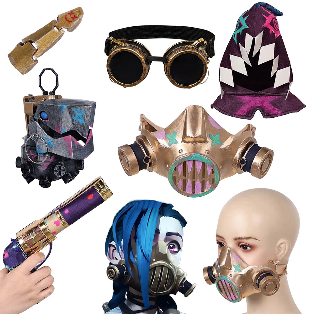 Jinx Arcane Props for Cosplay