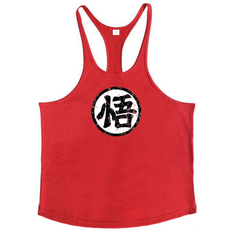 Gym Fitness Bodybuilding Tank Top/ Mens Sleeveless Y-back Tank Tops