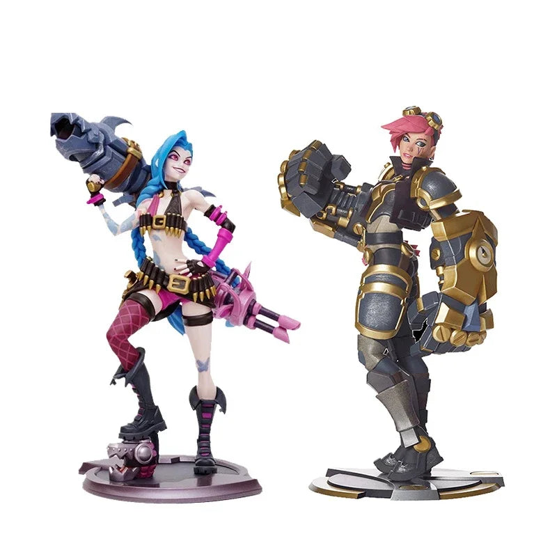 Victorious Jinx & Vi League of Legends Statue Figure