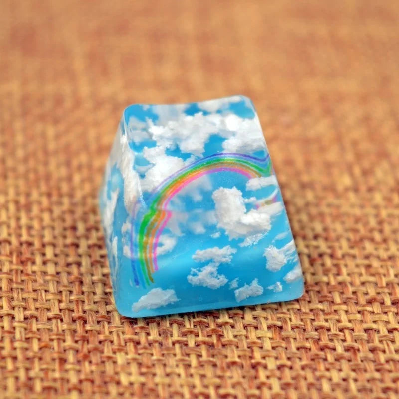 Victorious Nimbus Prism 1 Piece Handmade Resin Keycap/ MX Switch Mechanical Keyboard OEM Profile