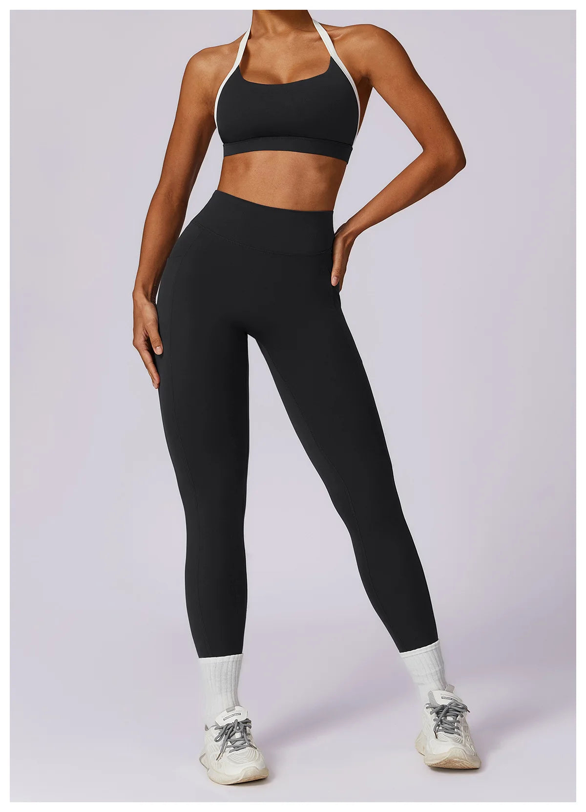 Women Fitness Running Bra Backless (Victorious Neon Circuit)