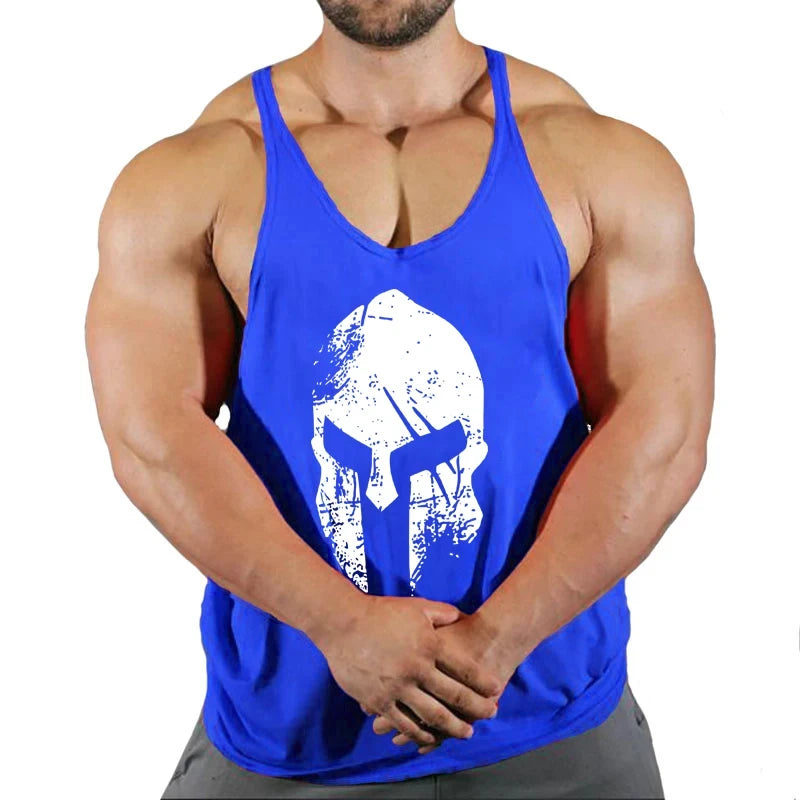 Muscular Man Gym Tank Top/ Bodybuilding and Fitness Stringer Clothing