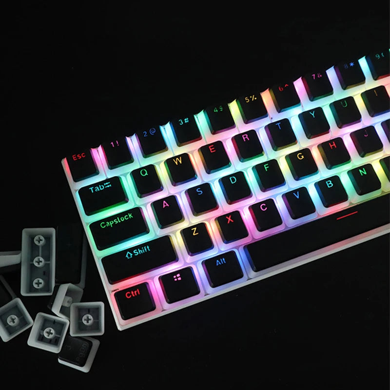 Victorious Dreamscape 104 Keys PBT Pudding Keycap Two-color Injection/ OEM Profile / for Gateron Cherry MX/ Mechanical Keyboard