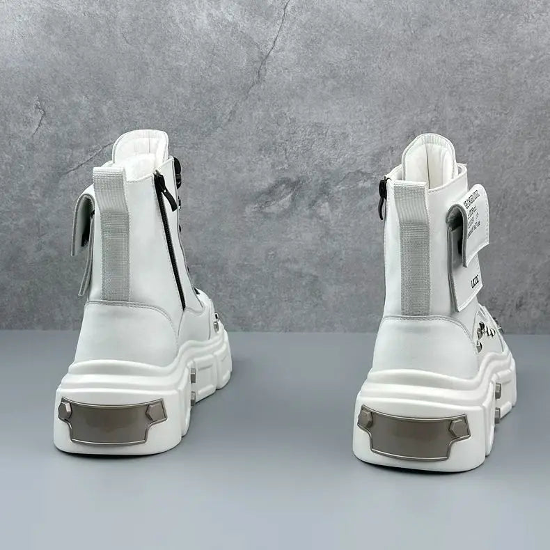 Victorious Fiery Fuji Thick-soled High-top Men's Boots