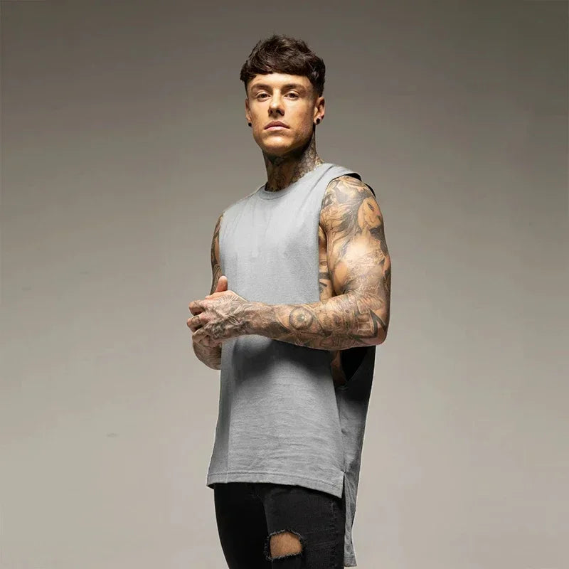 Plain Mens Fitness Sport Clothing/ Gym Bodybuilding Muscle Tank
