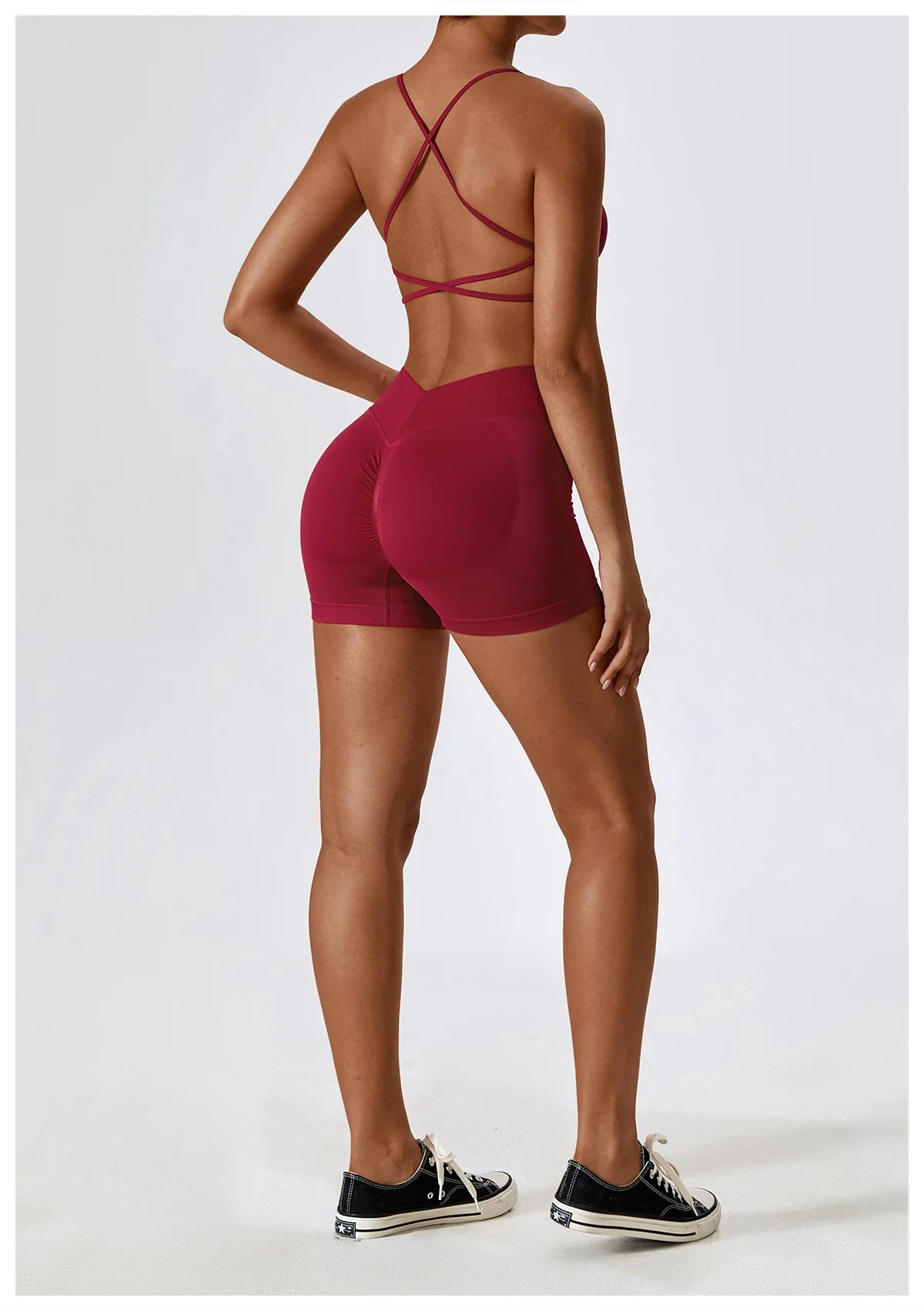 Women'S Gym Yoga Set/ Moisture Wicking Full Sets/ Short & Bra (Victorious AlpFlex)