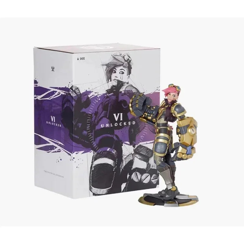Victorious Jinx & Vi League of Legends Statue Figure