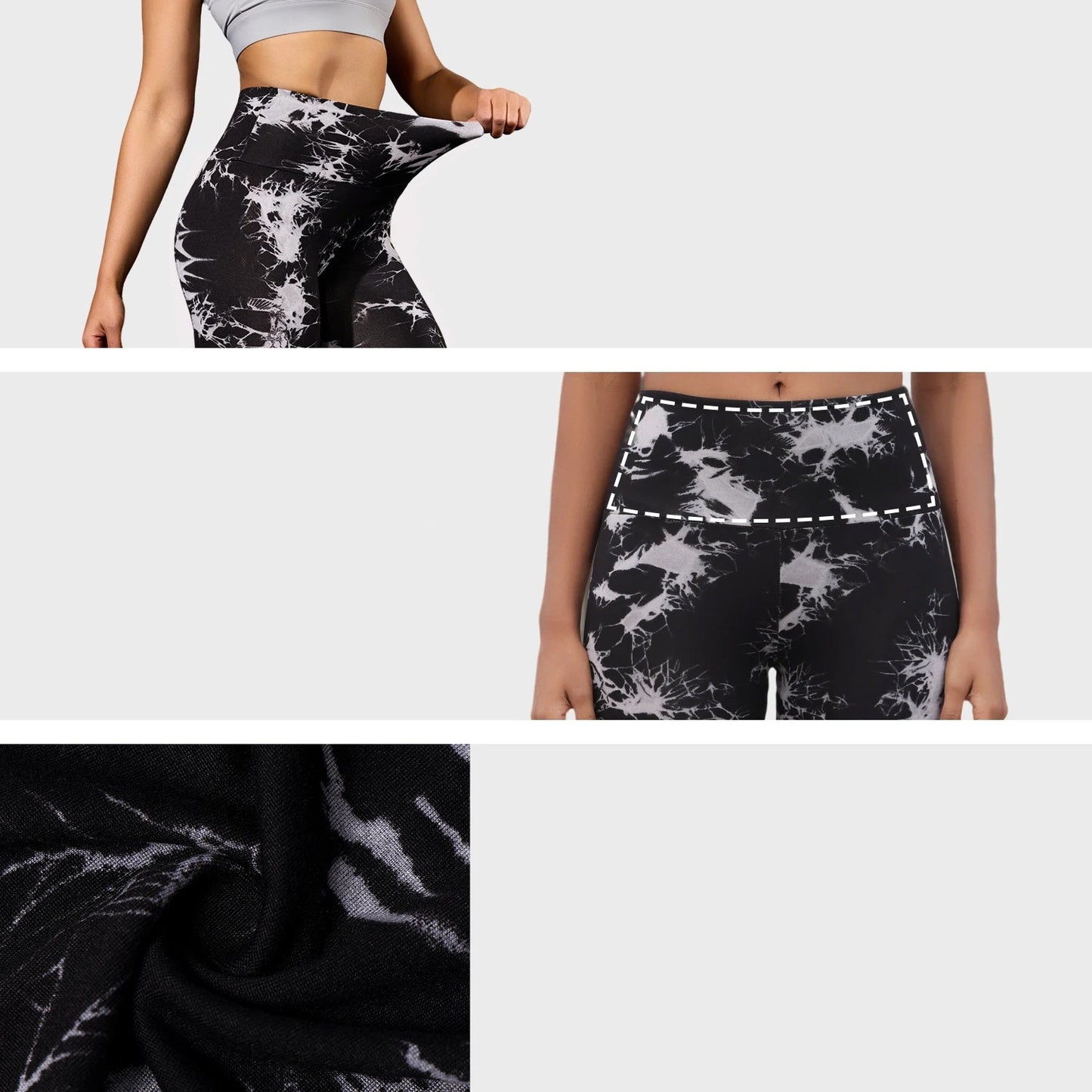 High Waisted Tie Dye Leggings Women(Victorious NexaLift Leggings)