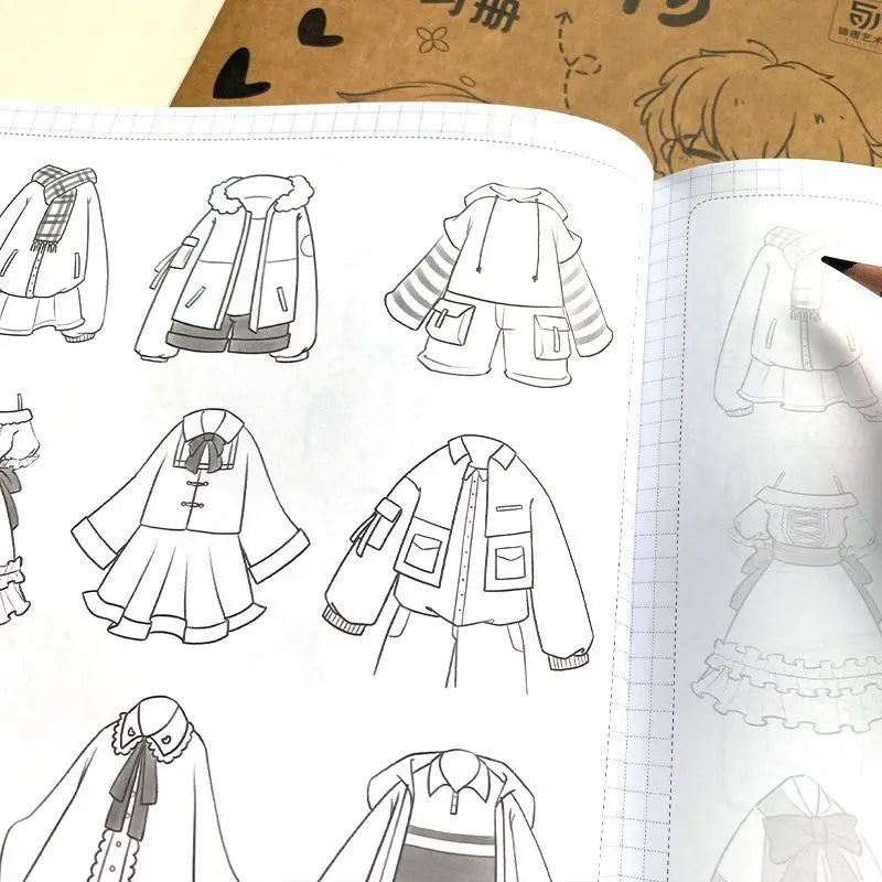 Victorious character exercise book manga hand drawn book