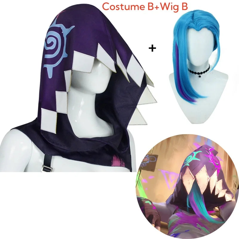 Victorious Jinx Hooded Cape Cosplay