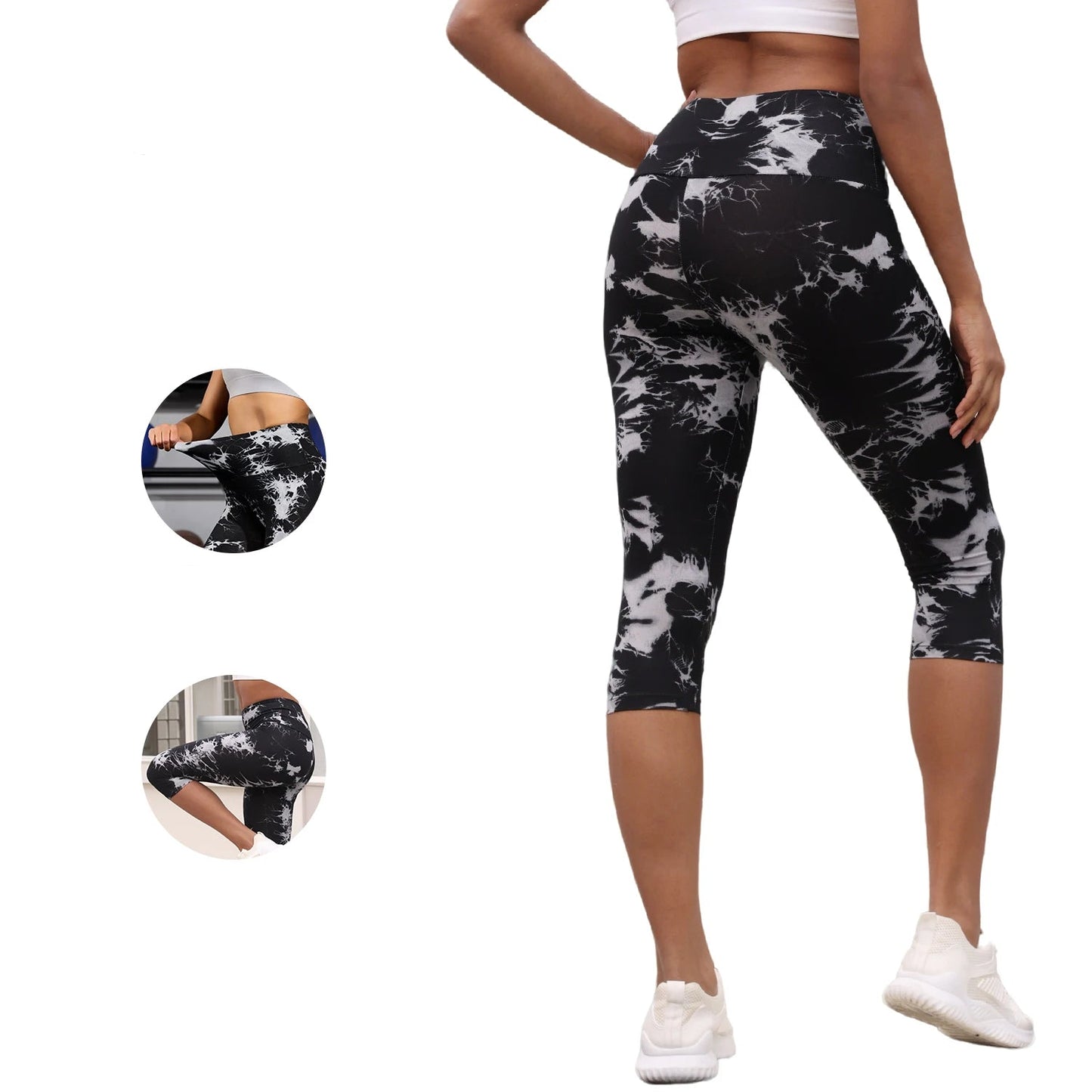 High Waisted Tie Dye Leggings Women(Victorious NexaLift Leggings)