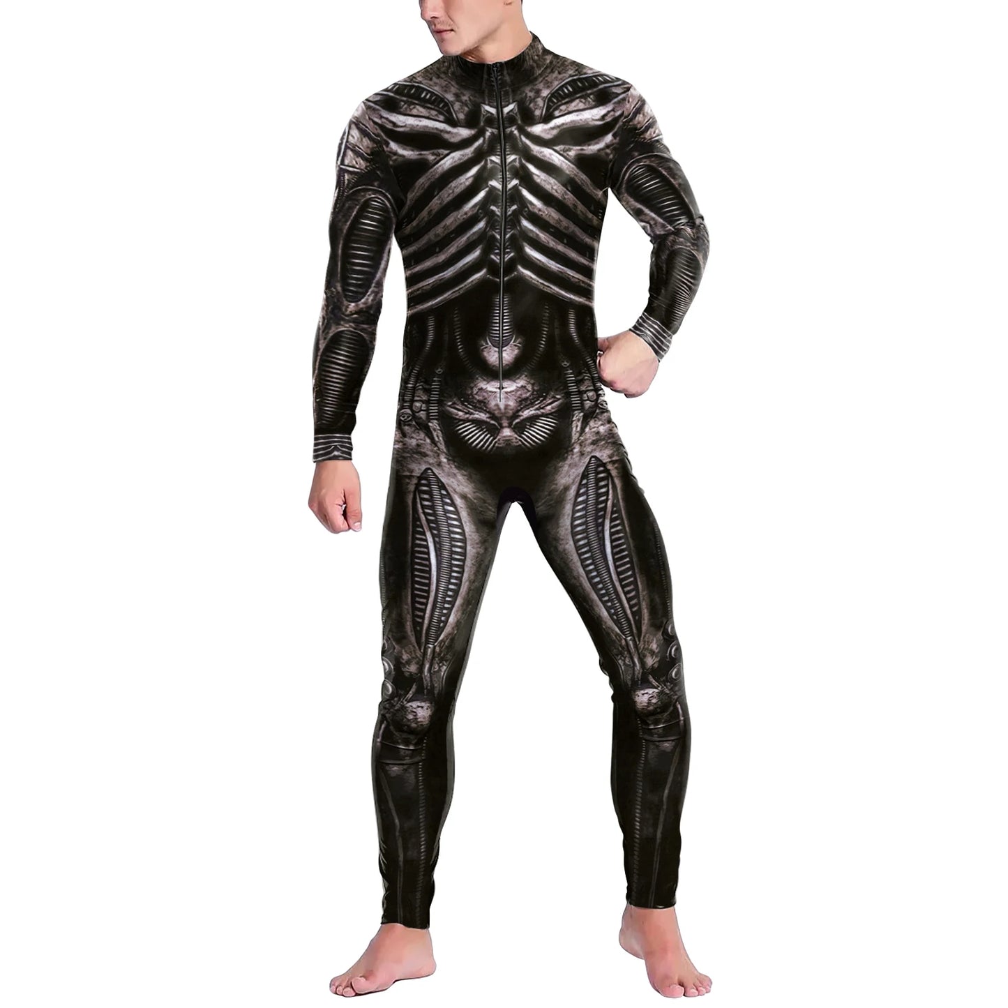 Victorious Alien Dawn Skeleton Jumpsuit