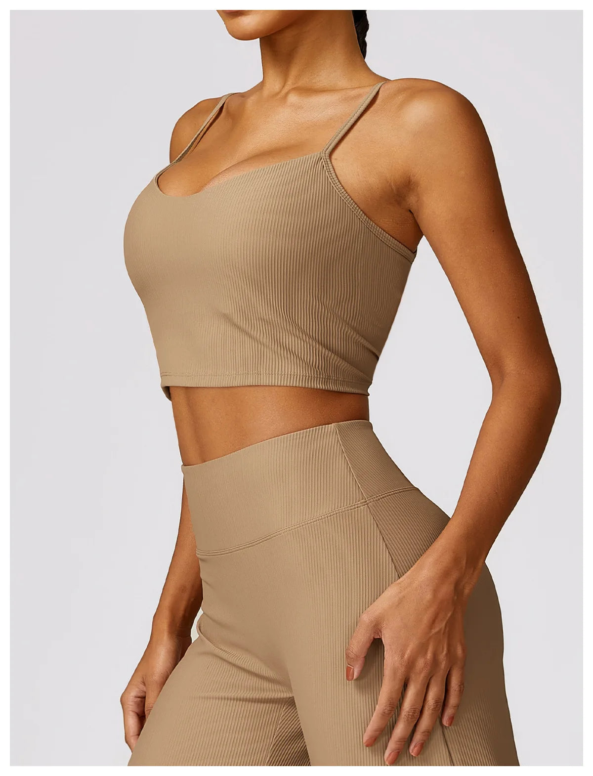 Victorious LuxeMotion 2Pcs Ribbed Sports Set